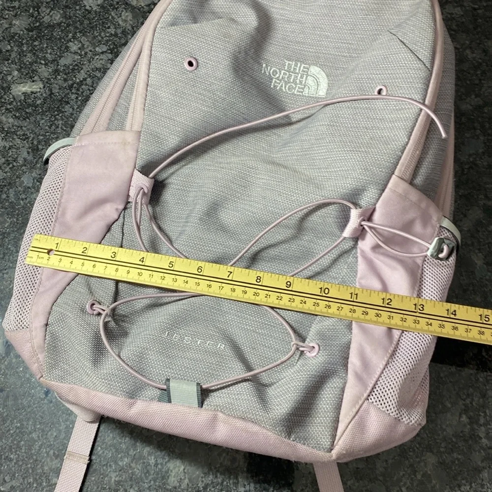 The North Face Jester Backpack Purple Grey Hiking School Travel